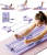 Deska do pilatesu wielofunkcyjna składana – trening domowy, taśmy oporowe, timer, uchwyt na telefon | model premium