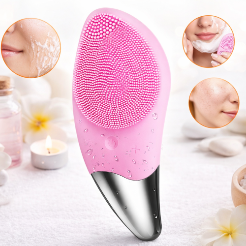 Szczoteczka soniczna do twarzy – masażer wodoodporny | głębokie oczyszczanie skóry