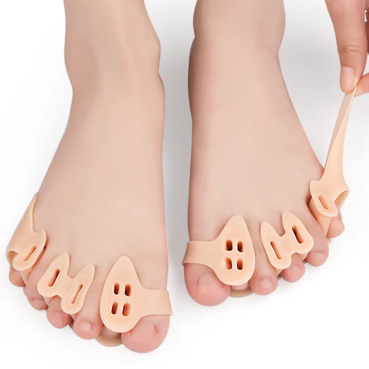 Separator żelowy na palce stóp – korektor haluksów (2 szt.) | medyczny, premium