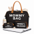 Torba Czarna Mommy Bag – 5w1 Premium Zestaw dla Mamy i Dziecka