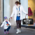 Torba Czarna Mommy Bag – 5w1 Premium Zestaw dla Mamy i Dziecka