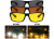 FootService Okulary do jazdy nocnej HD Vision 3w1 – antyodblaskowe, na okulary korekcyjne