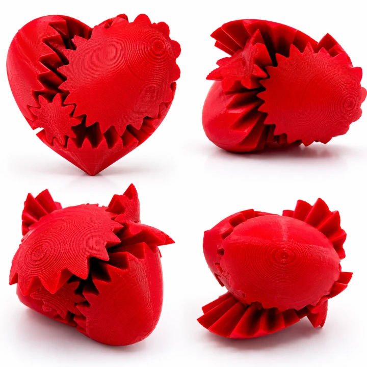 Magiczne Serce 3D – antystresowy fidget, kreatywna układanka sensoryczna