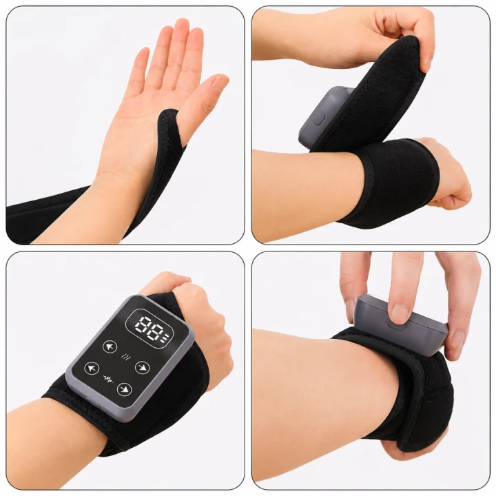 Masażer Rozgrzewający na Nadgarstek i Stopę Bezprzewodowy – Rehabilitacja Dłoni, Kostki i Stóp USB
