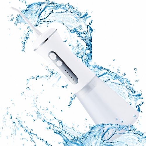 Bezprzewodowy irygator dentystyczny USB 350 ml z regulacją ciśnienia DIY i obrotową dyszą 360°