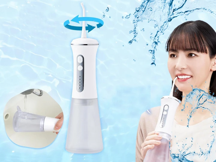 Irygator dentystyczny bezprzewodowy do zębów i jamy ustnej 350 ml USB DIY
