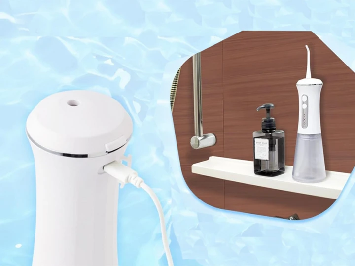 Irygator dentystyczny bezprzewodowy do zębów i jamy ustnej 350 ml USB DIY