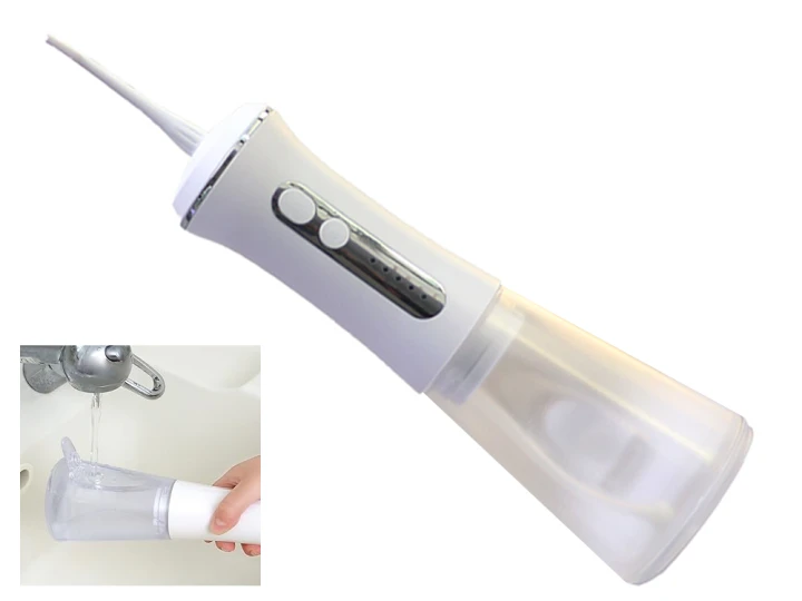 Irygator dentystyczny bezprzewodowy do zębów i jamy ustnej 350 ml USB DIY
