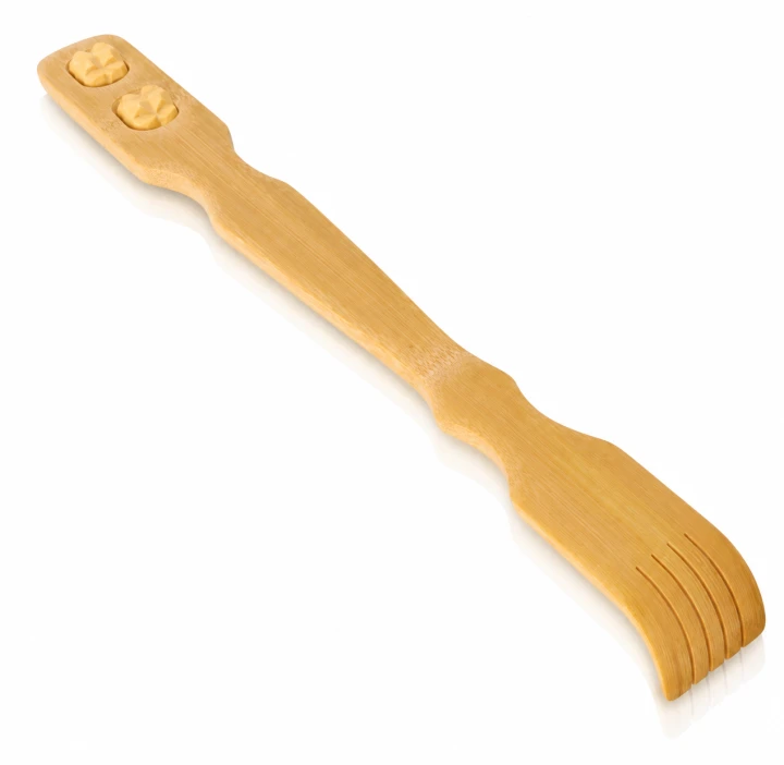 Bambusowa drapaczka do pleców 45,5 cm naturalny masażer relaksacyjny EKO