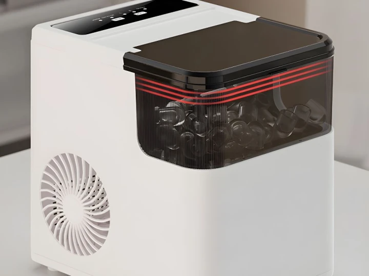 Kostkarka do lodu automatyczna 165W – 2 rozmiary kostek, szybkie chłodzenie, 1,6L