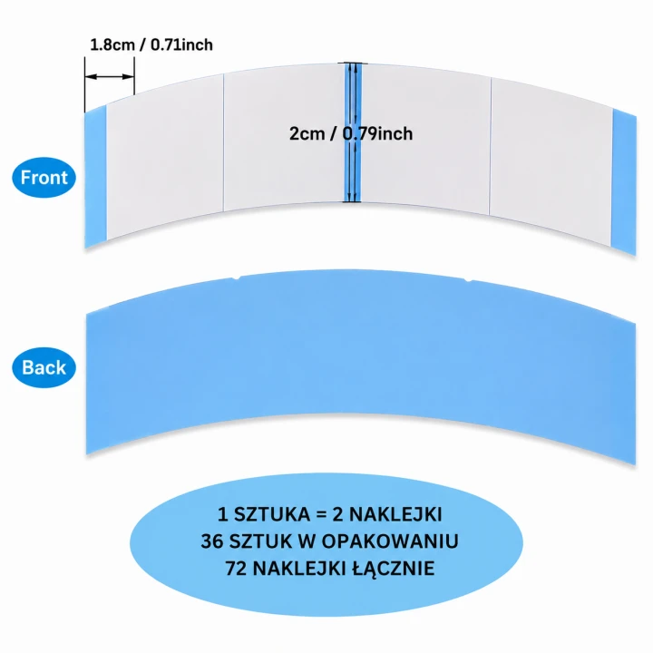 Taśmy Klejowe do Przedłużania Włosów i Peruk – Profesjonalne Paski Samoprzylepne