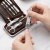 Komplet do Manicure Pedicure 9 el. Zestaw Kosmetyczny Stal Nierdzewna Etui Podróżne