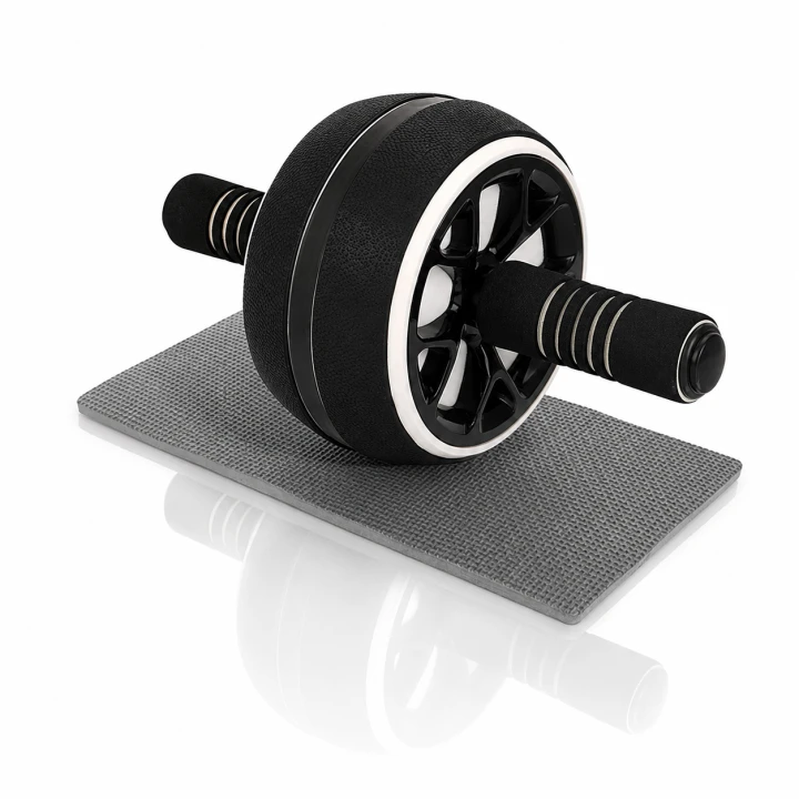 Kółko do ćwiczeń brzucha roller z matą pod kolana