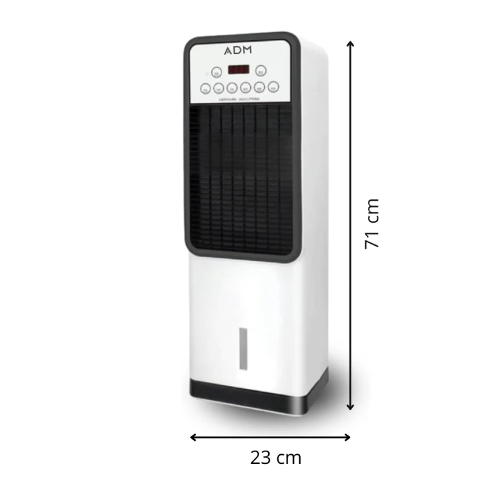 Smukły klimator ADM o wysokości 71 cm