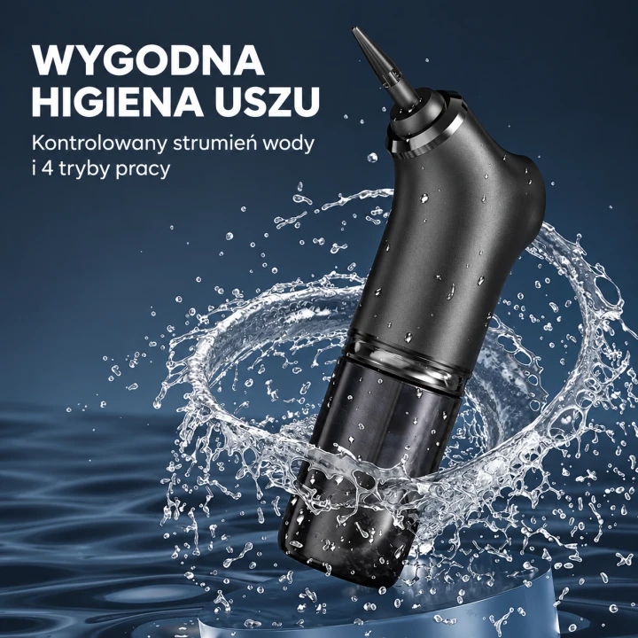 Elektryczny irygator do higieny uszu