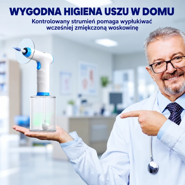 Elektryczny zestaw irygacyjny do czyszczenia uszu