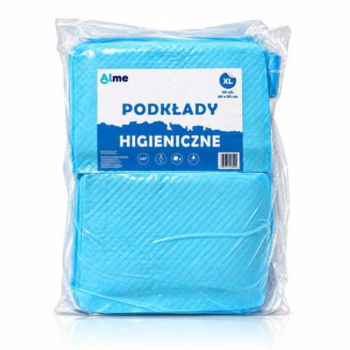 Podkłady higieniczne XL 60 × 90 cm – 50 szt. – 6-warstwowe maty chłonne FootService
