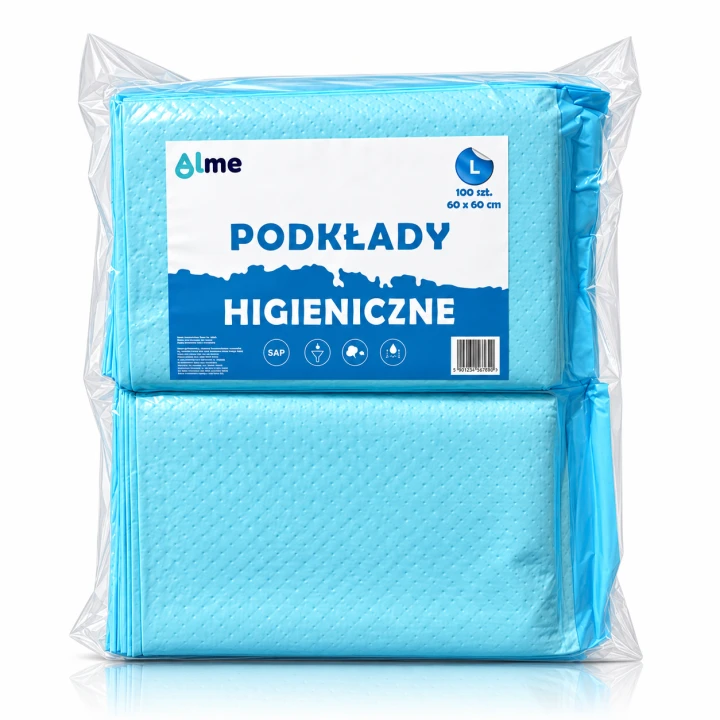 Podkłady higieniczne 60x60 cm opakowanie 100 sztuk
