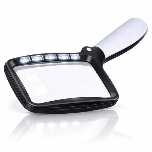 Lupa powiększająca 3× z podświetleniem LED – widok produktu