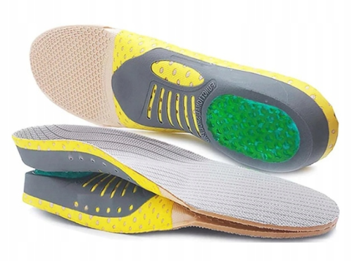 Wkładki ortopedyczne korytkowe supinujące odciążające piętę