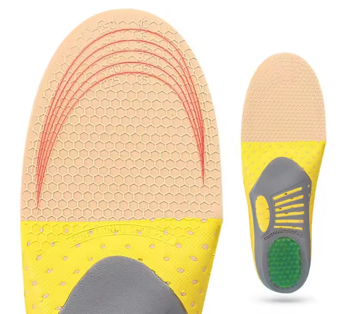 Wkładki ortopedyczne korytkowe supinujące odciążające piętę