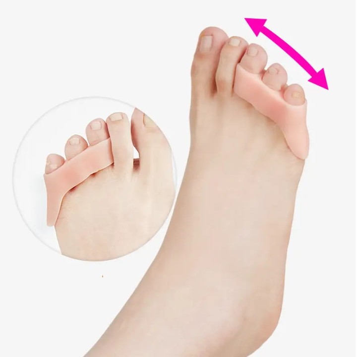 ŻELOWE SEPARATORY MAŁYCH PALCÓW Z OSŁONĄ CIELISTE