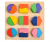 Drewniane puzzle Geometryczne Kształty zabawka edukcayjna