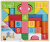 Klocki drewniane kolorowe zabawka edukcayjna zręcznościowa puzzle
