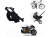 Uchwyt na telefon rowerowy Roweru Motocykla Hulajnogi silikonowy