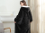 Ciepła bluza koc oversize gruba miękka z kapturem szlafrok długa xxl czarna
