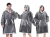 Bluza ciepła koc oversize xxl 2w1 gruba futrzak miękka z kapturem szlafrok szara