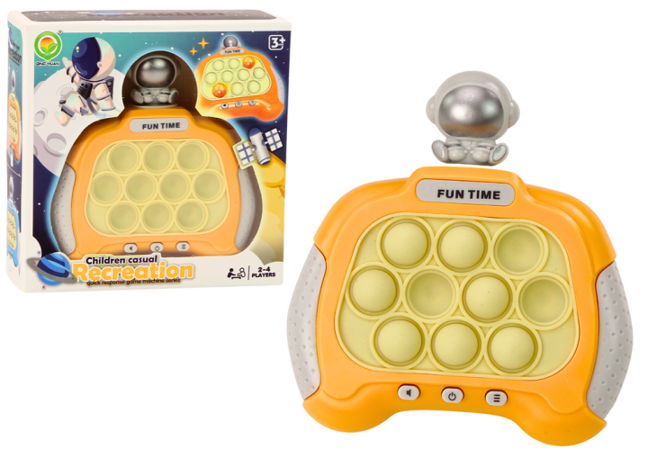 Gra Sensoryczna Konsola Pop-It Kosmonauta Światła Dźwięki