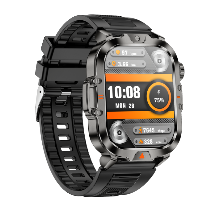 Smartwatch V17 wodoodporny latarka 100+ trybów zegarek sportowy