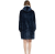 Ciepła bluza koc oversize xxl 2w1 gruba futrzak niebieska