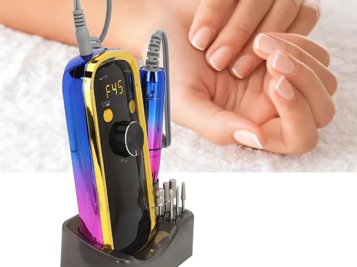 Frezarka do paznokci manicure bezprzewodowa 6 frezów bezprzewodowa profesjonalna