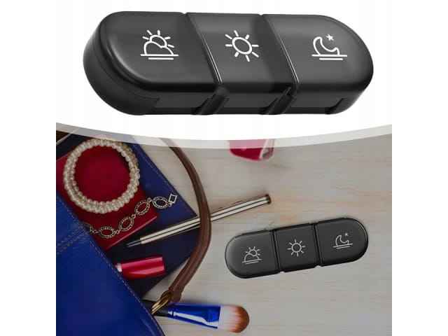 Organizer na leki kasetka leków pudełko tygodniowy podział